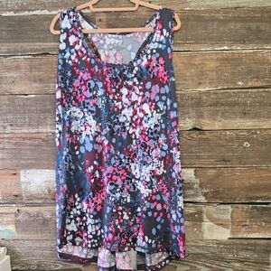 LIVI Floral Sleeveless Women's Top - Multicolor,Size 30/32